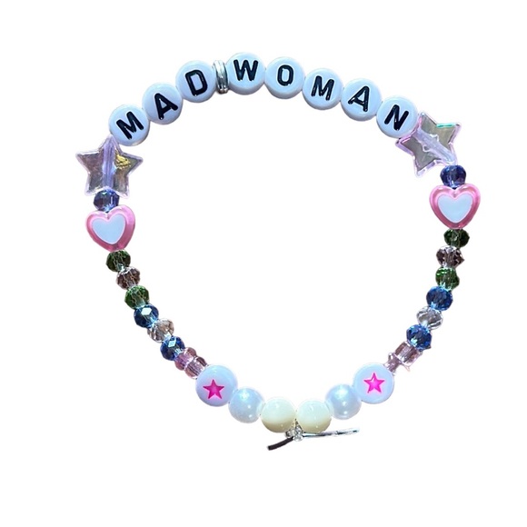 5 for $20 Taylor Swift Handmade Friendship Beaded Bracelet
“Mad Woman” - Picture 1 of 2